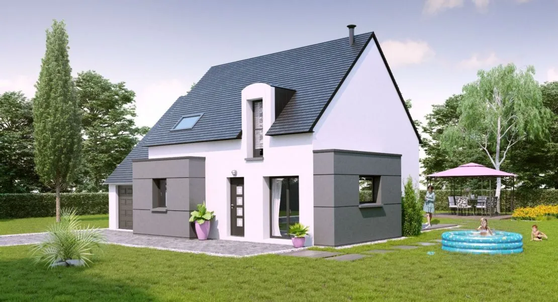image Maison 115 m² avec terrain à LOCQUELTAS (56)