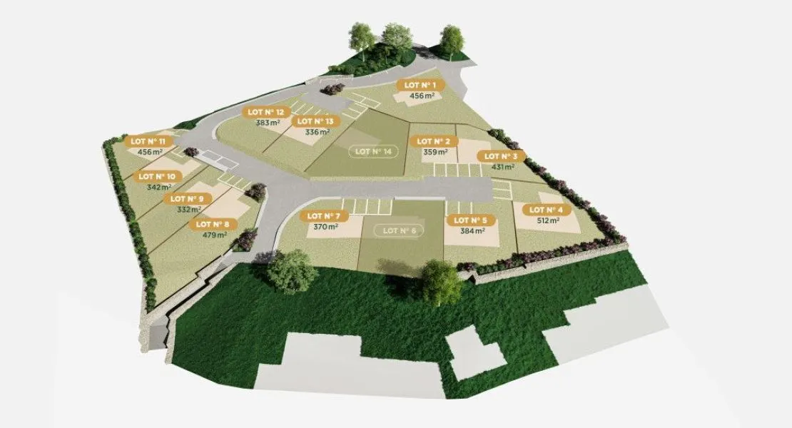 image Terrain à bâtir de 456 m² à CHATEAUGIRON (35)