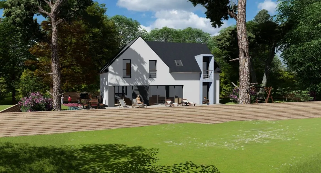 image Maison 130 m² avec terrain à PLUVIGNER (56)