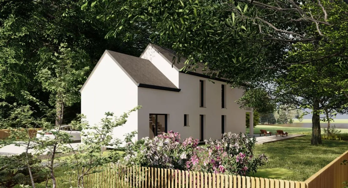 image Maison 140 m² avec terrain à FORGES DE LANOUEE (56)