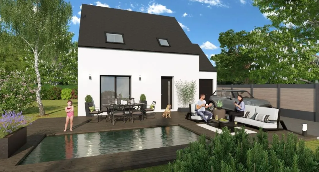 image Maison 80 m² avec terrain à KERVIGNAC (56)