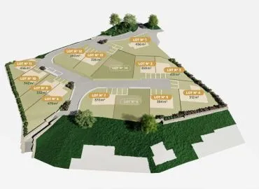 Terrain à bâtir de 456 m² à CHATEAUGIRON (35)